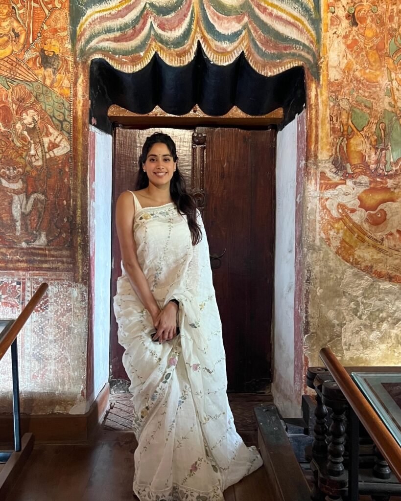https://talkiesplus.com/janhvi-kapoor-looks-enchanting-in-a-white-saree/