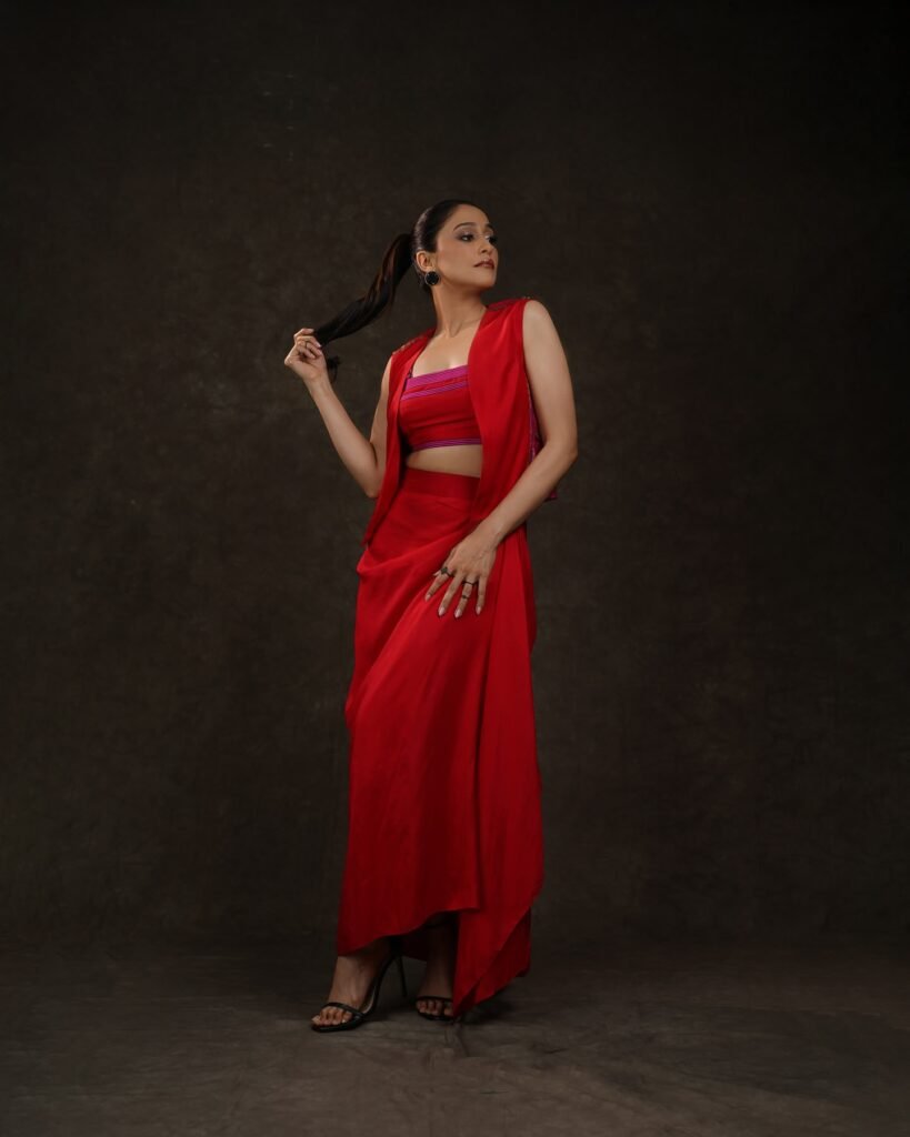 Regina Cassandra Stuns in Red Dress – A Bold and Elegant Look